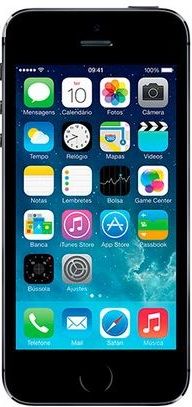 iPhone 5S 16GB Cinza Espacial Desbloqueado iOS7 4G + Wi-fi C